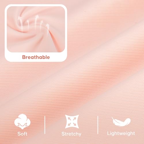 UPF50+ Dog Sun Shirt for Small Dogs Cooling Onesie for UV Protection (Large (15-22lbs) / Pink)