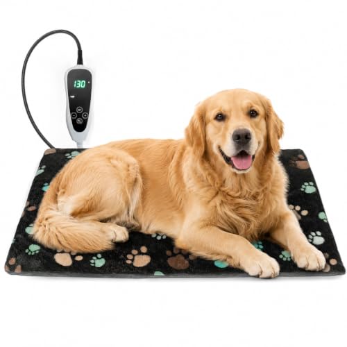 Dog Heating Pad 32x20 in UL (Black / 32 x 20 in)