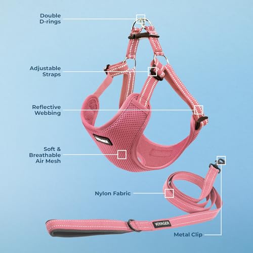 Voyager Adjustable Step (Harness Leash Set (Pink) / S)