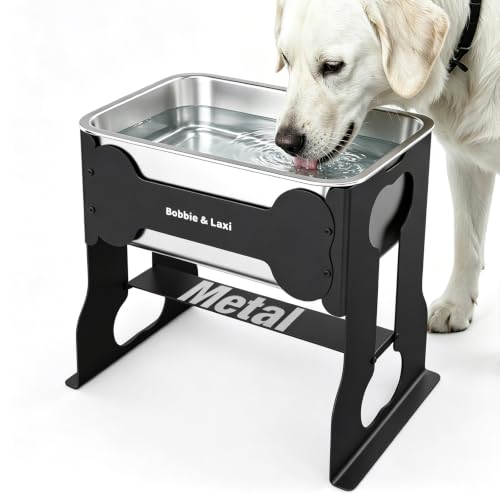 14" Elevated Dog Water Bowl (14.2" Height)