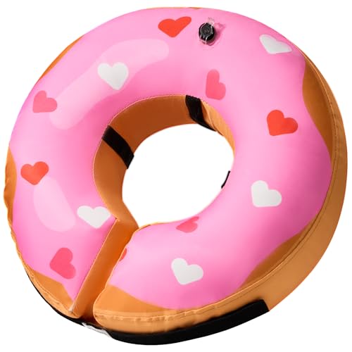 Inflatable Dog Cone Collar Alternative After Surgery Large (Heart Shape / Large [Neck:14"-18"])
