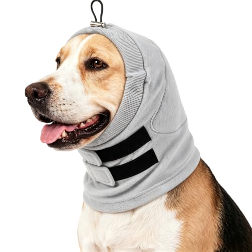 Dog Ear Muffs Noise Protection (Light Gray / X-Large)