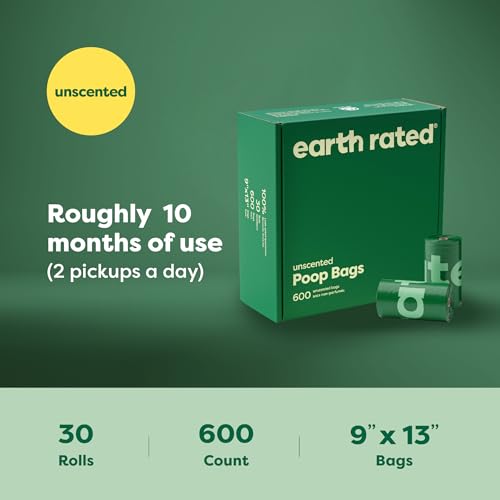 Dog Poop Bags on Refill Rolls (1 Count (Pack of 600))