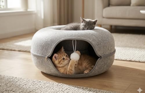 Cat Tunnel Bed