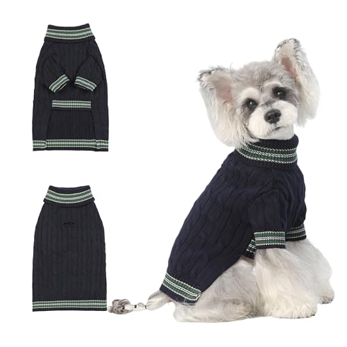 Small Medium Dog Sweater (Blue / Medium)