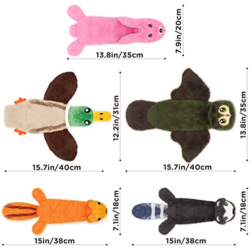 No Stuffing Dog Squeaky Chew Toy Water Bottle for Small Medium Large Breed