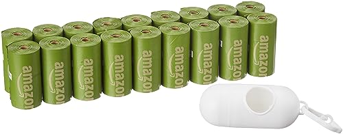 Premium Leak Proof Dog Poop Bags with Dispenser and Leash Clip (270 Bags)