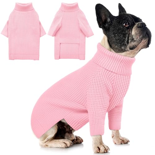 Small Dog Sweater (Pink / Small)