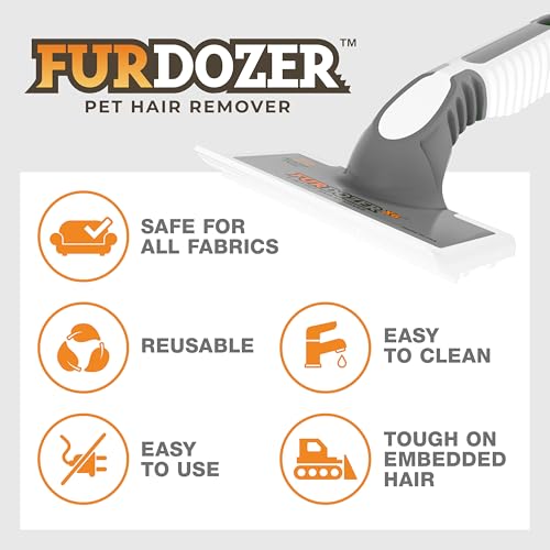 FurDozer Pet Hair Remover & Auto Detailing Tools (Gray / (3 Pack) - X6, X3 PRO, X3 MINI)