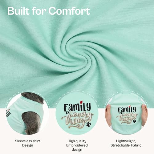 Dog Shirt 100% Cotton Shirts for Small Dogs (X-Small (3-5lbs))
