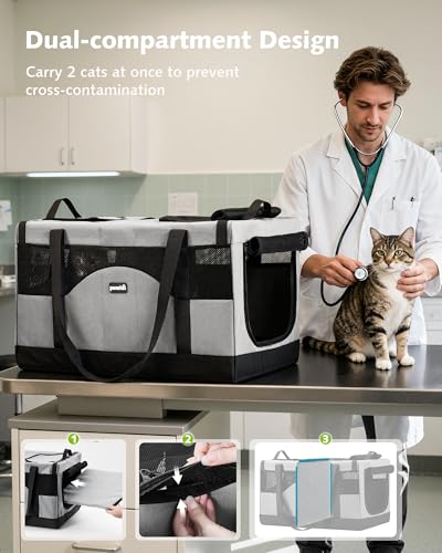 Large Cat Carrier (Grey)