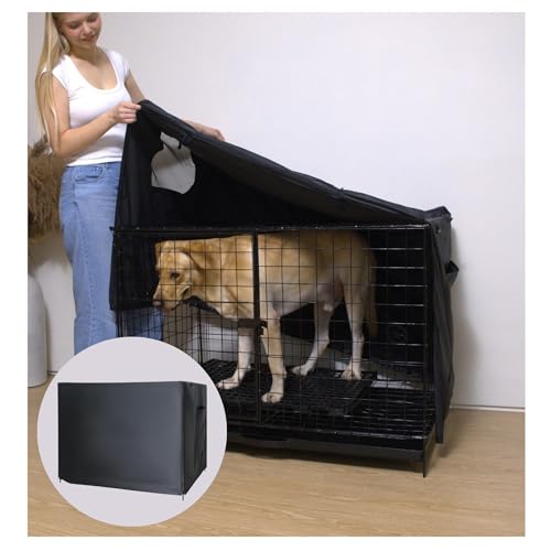Dog Crate Cover 36 inch (Black / 36.0"L x 23.0"W x 25.0"H)