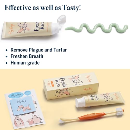 Fresh Kiss Dog Tooth Brushing Kit (Mild Mint)