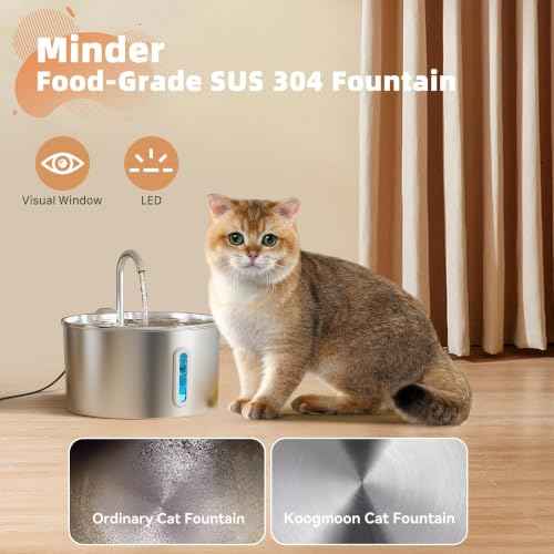 Cat Water Fountain Stainless Steel
