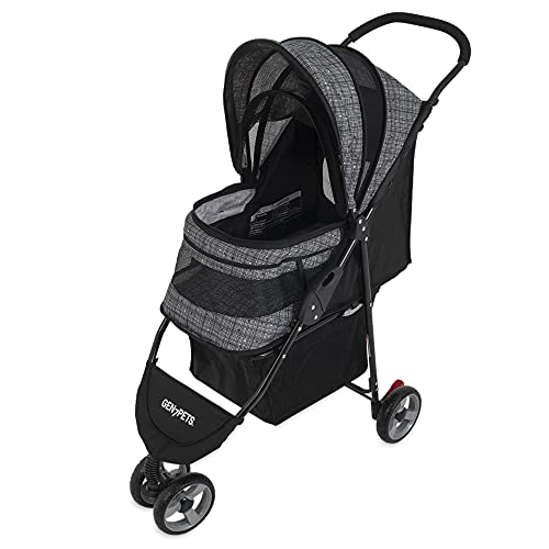 Gen7 Pet Starry Night Gray Regal Plus Pet Stroller (Light Gray)