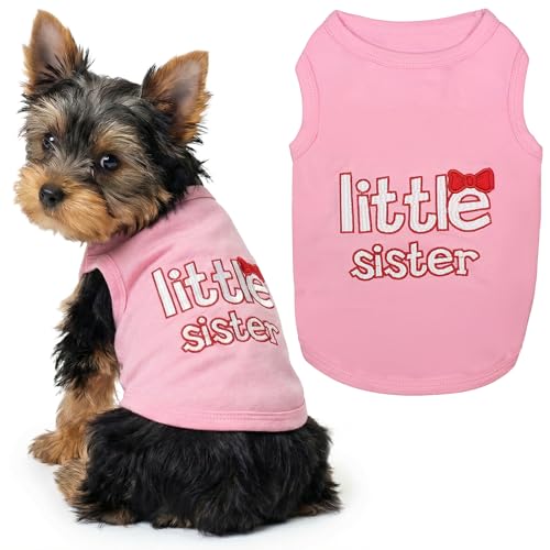 Dog Shirt 100% Cotton Shirts for Small Dogs (X-Small (3-5lbs))