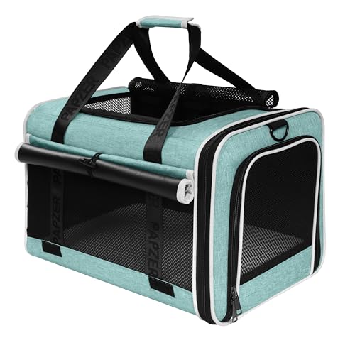 Cat Carrier for Travel (Teal / 18.0"L x 11.0"W x 11.0"H)