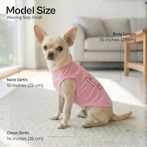 Dog Shirt 100% Cotton Shirts for Small Dogs (X-Small (3-5lbs))