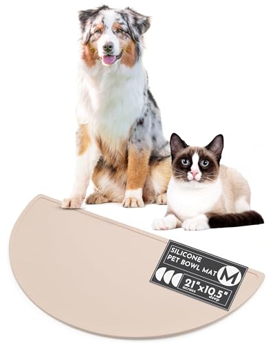Silicone Dog Food Mat (Natural Sand / Medium)