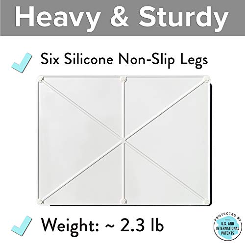 Cat Food Mat Small & Large Pet Feeding Mat (Hard Tray / Marshmallow)