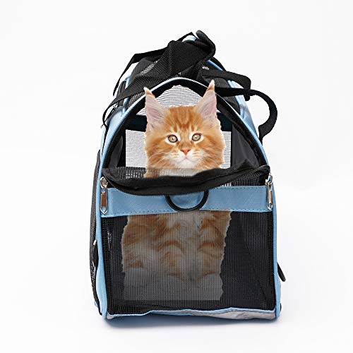 Pet Carrier Soft (Small-Blue)