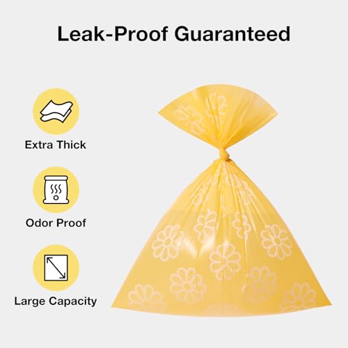 Dog Poop Bag Dispenser with Daisy Scented Waste Bags (Daisy / 1 Count (Pack of 105))