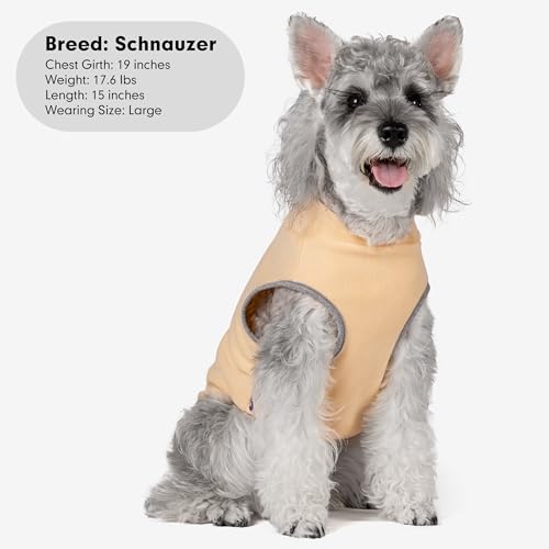 2 Pack Fleece Dog Sweater Pullover Lightweight Reflective Jacket (Medium / Brown & Khaki)