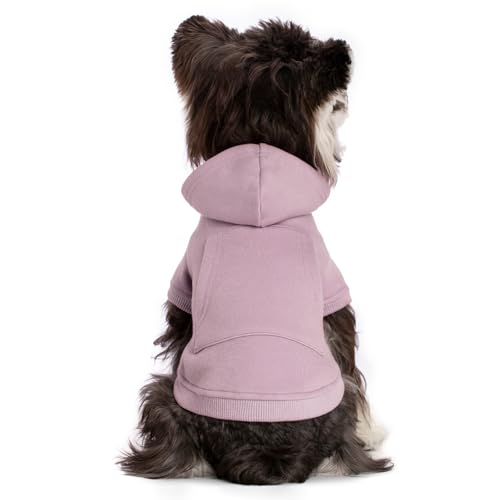 Dog Hoodie & Cat Sweater (4XL-(35~55lb) | Chest(~31") / Purple)