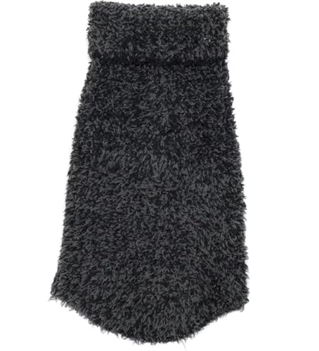 CozyChic® Ribbed Pet Sweater (XX-Large / Heathered Carbon-Black)
