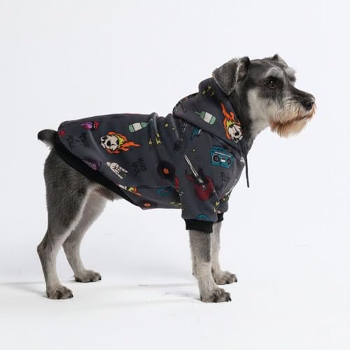 Dog Hoodie Buttery (Rock and Roll / Medium)