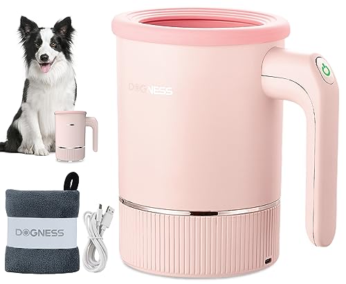 Automatic Dog Paw Cleaner Cup Paw Washer for Medium & Large Dogs (Pink / Medium & Large Dogs)