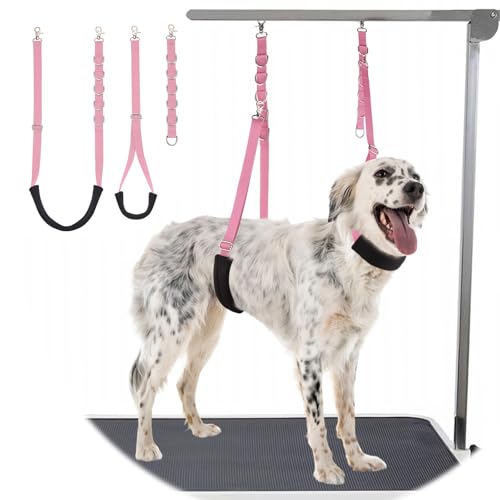 Dog Grooming Belly Strap (Light Pink)