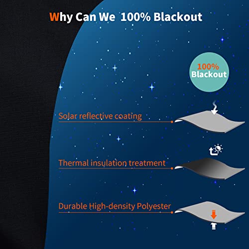 100% Blackout Blind White (White and Silver-grey / 59"W x 118"H)