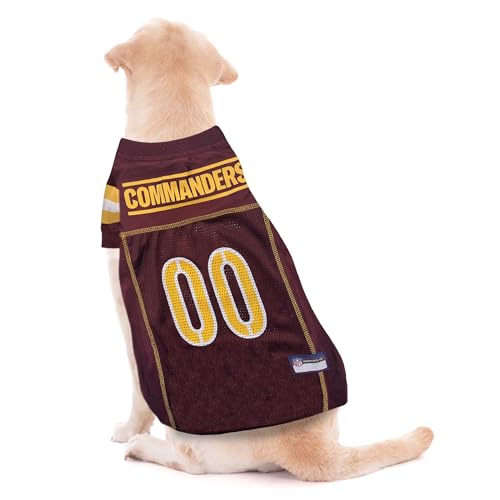 NFL NFC East Mesh Jersey for Dogs Large Washington Commanders (Washington Commanders / Large)
