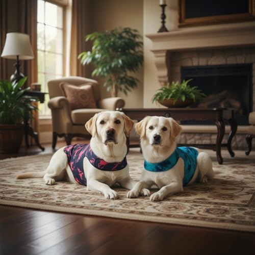Dog & Cat Surgery Recovery Suit and Anxiety Wrap (L / Tie-Dye HH)