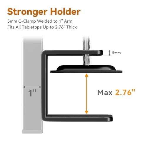 H Shape Dog Grooming Arm for Table (L Hammock (Leg Spacing: 5.9–14″))