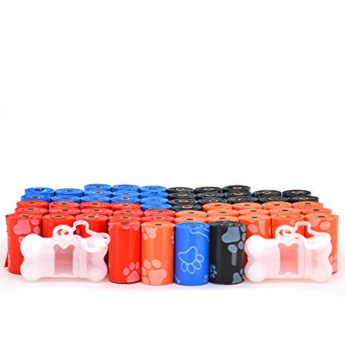 Poop Bags for Dogs (Assorted Colors / 900 Bags)