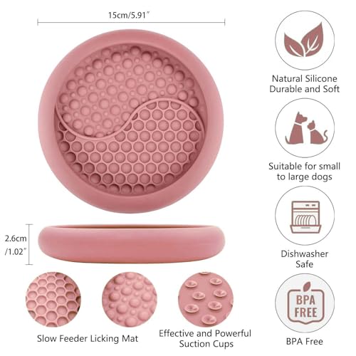 Dog Lick Bowl (Pink / Small)