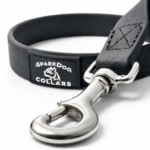 SparkDog 4ft Working Dog Control Leash (Heavy Duty Stainless Steel / L 4' * W 3/4")