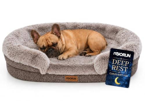 Fluffy Orthopedic Dog Beds Large Sized Dog (Sand / M(36", UP to 50lbs))