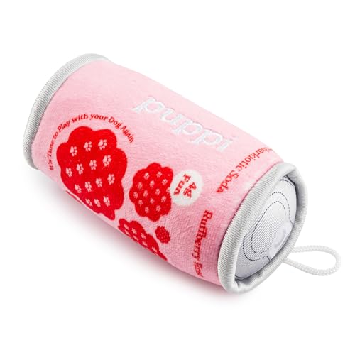 Puppi Plush Dog Toy (Puppi Ruffberry Rose (Pink, Red))