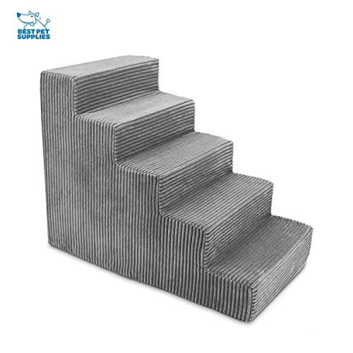Dog Stairs & Steps (Gray / H: 22.5 Inches)