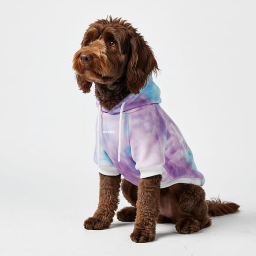 Dog Hoodie Buttery (90s Retro Sky Dye / XX-Large)