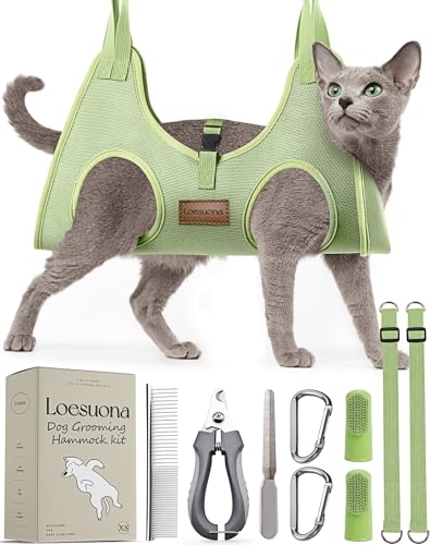 Dog Grooming Hammock (XS ( Legs Distance :3.3-9" / Max W：20lb ))