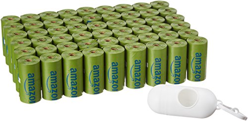 Premium Leak Proof Dog Poop Bags with Dispenser and Leash Clip (810 Bags)