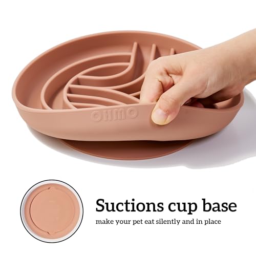 Slow Feeder Dog Bowl (Coral)