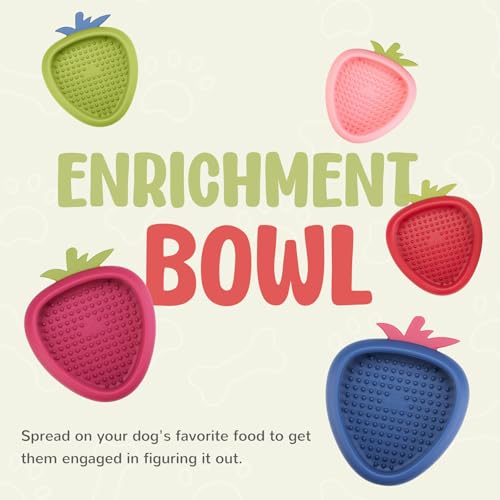 Freeze Dog Lick Bowl (S / B- Red)