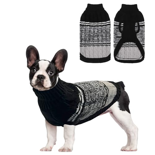 Soft Warm Dog Sweater (Small / #1 Black)