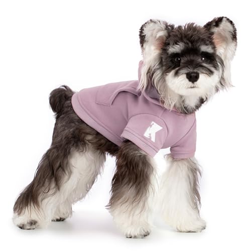 Dog Hoodie & Cat Sweater (2XL-(20~30lb) | Chest(~24") / Purple)
