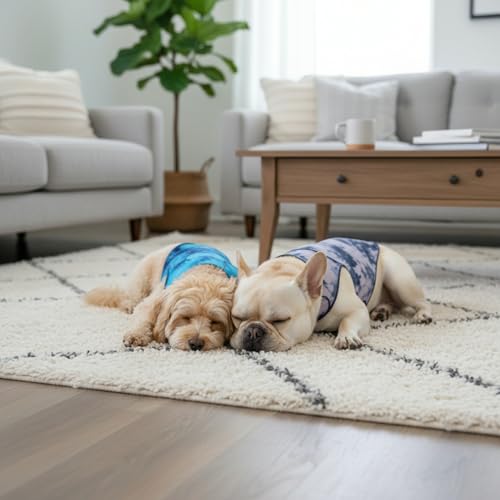 Dog & Cat Surgery Recovery Suit and Anxiety Wrap (S / Tie-Dye MH)